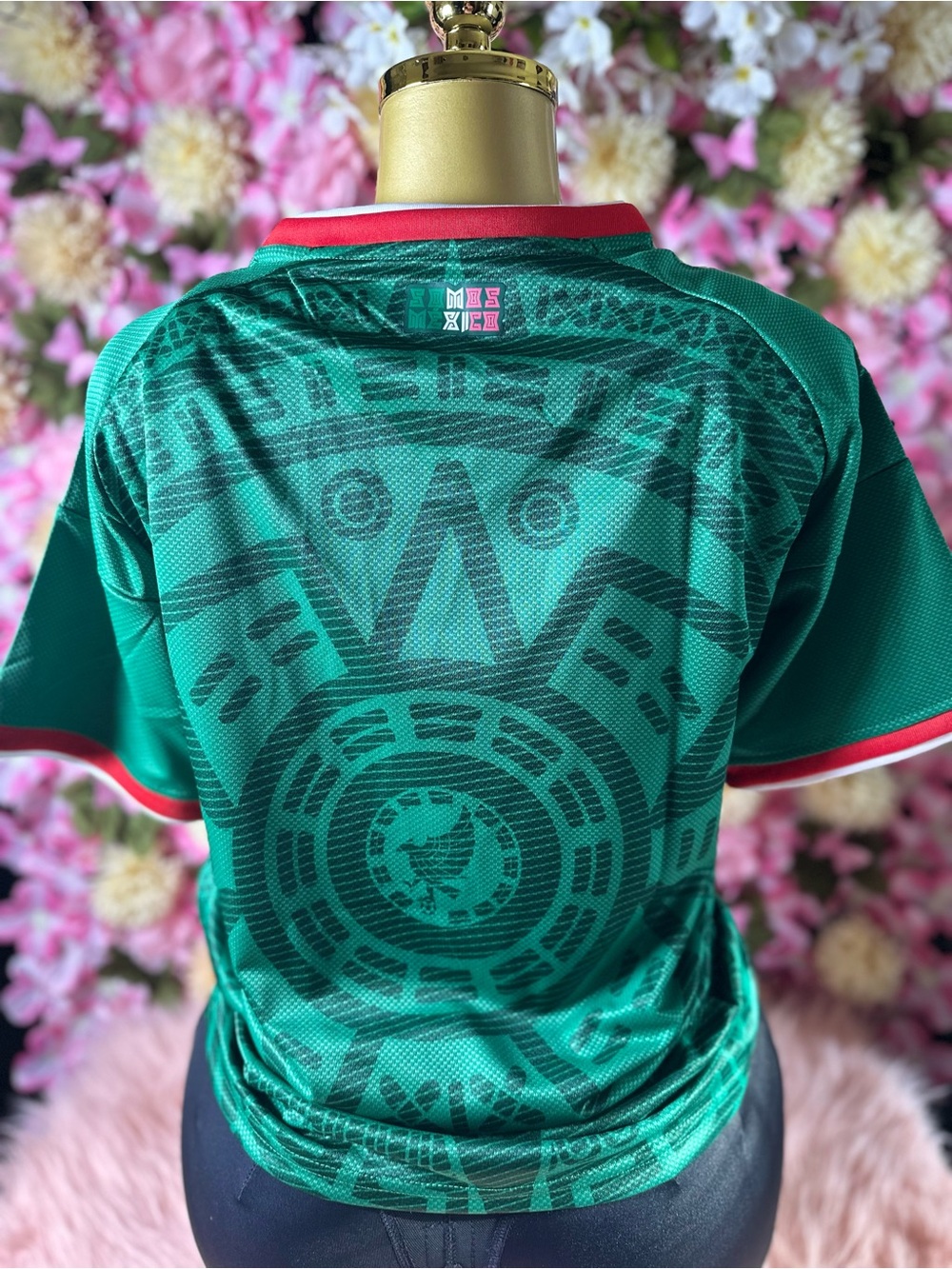 Mexico Green Graphic Soccer Jersey - Women's Top - Picture 12 of 12